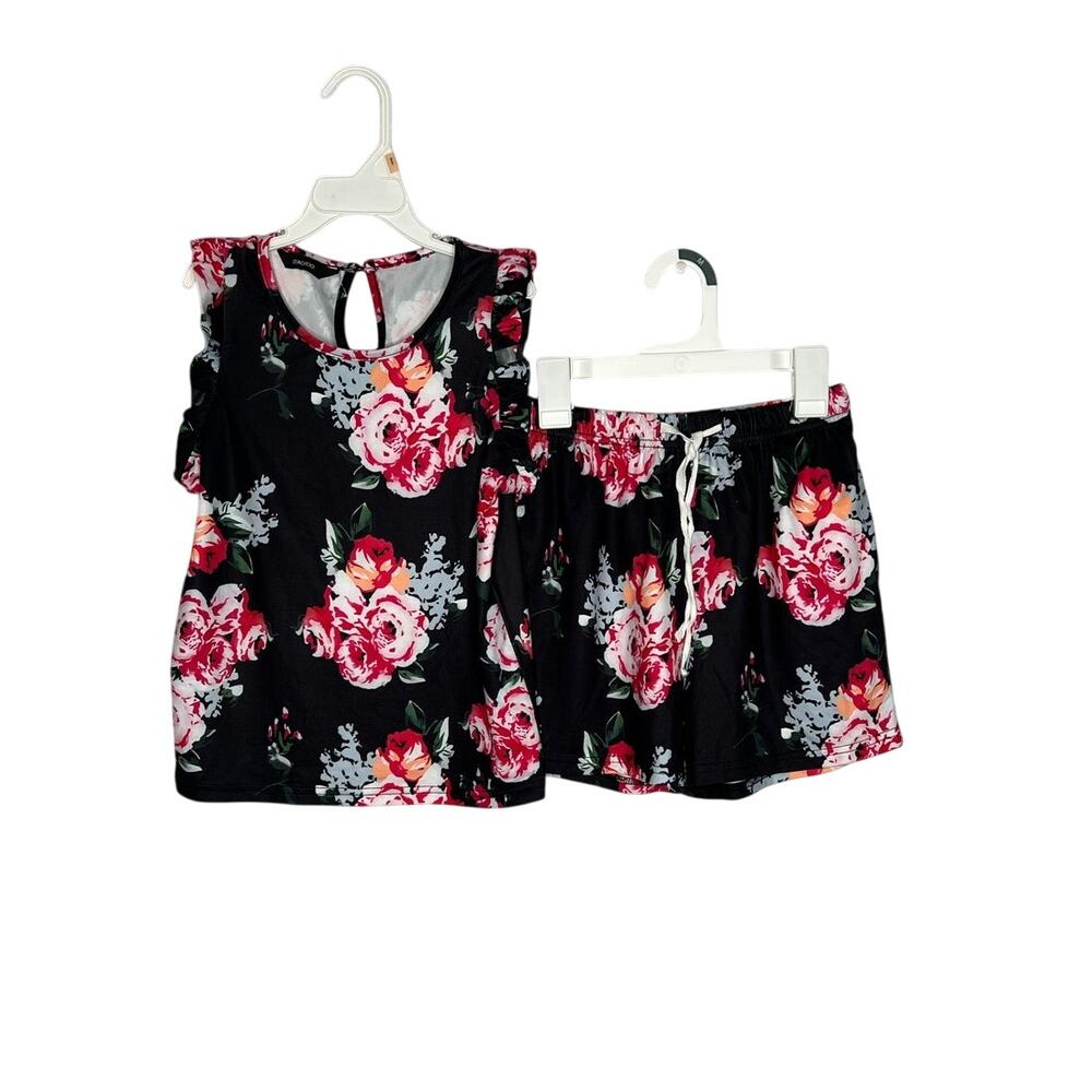 Dokotoo floral print shortie Pajamas girls' Size 8-9 years